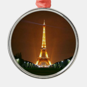 Lichter des Eiffelturms Ornament Aus Metall