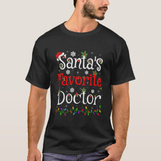 Lichter für den Lieblingsarzt des Weihnachtsmanns T-Shirt