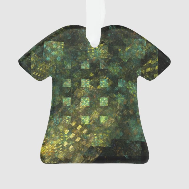 Lichter im Abstrakten Kunst-Akryllischen Shirt der Ornament (Vorderseite)