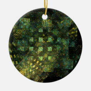 Lichter im Abstrakten Kunstkreislauf der Stadt Keramikornament