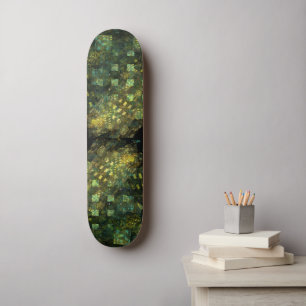 Lichter in der City Abstrakt Art Skateboard