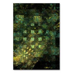 Lichter in der City Abstrakt Art Table Card Tischnummer