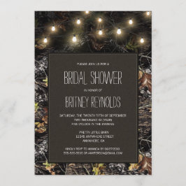 Lichter + Jagddusche Camouflage Einladungen