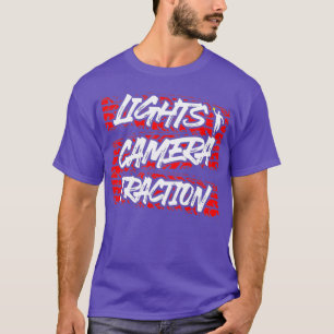 Lichter Kameratraktion Straßen Drag Racing T T-Shirt