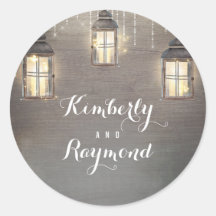 Lichter Lanterns Rustikale Hochzeit