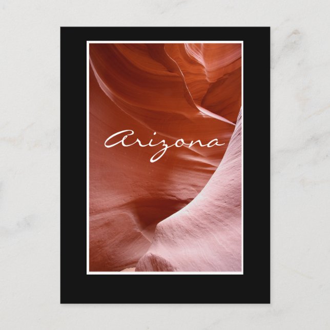 Lichter und Linien im Canyon, Arizona Postkarte (Vorderseite)