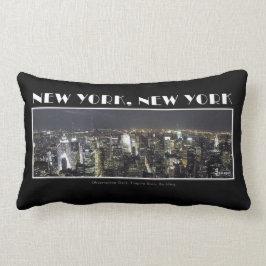 Lichter von New- York Citykissen Lendenkissen