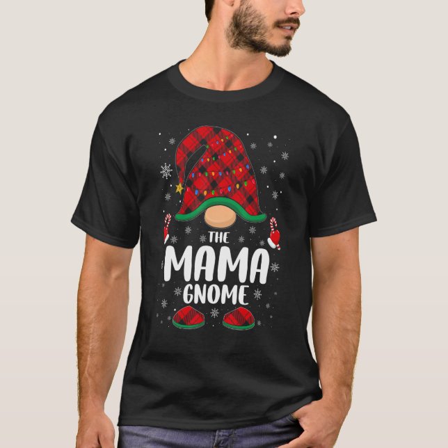 Lichter Wraped Mama Gnomes T-Shirt (Vorderseite)