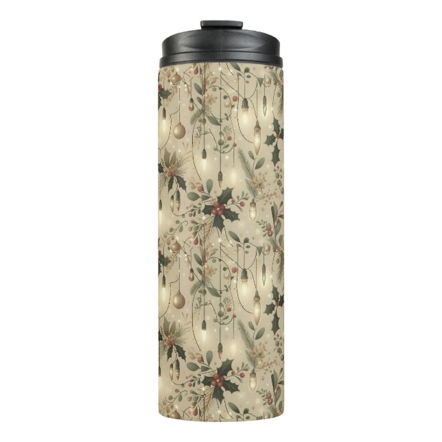 Lichterfee, Wald hell Thermosbecher (Vorderseite)