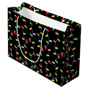 Lichterketten für Weihnachten mit Birnen Große Geschenktüte