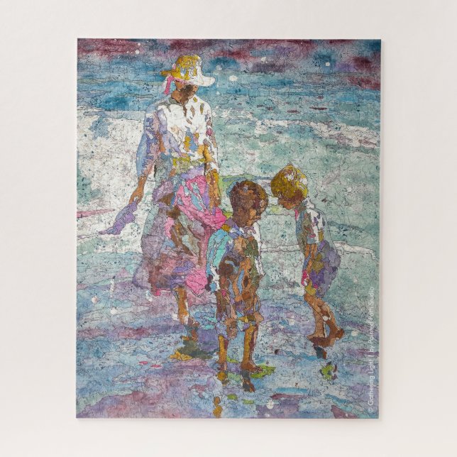 Lichtersammlung © – Kunstpuzzle (Vertikal)