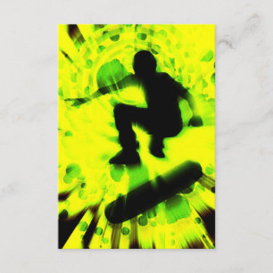 Lichtexplosion auf dem Skateboard Einladung
