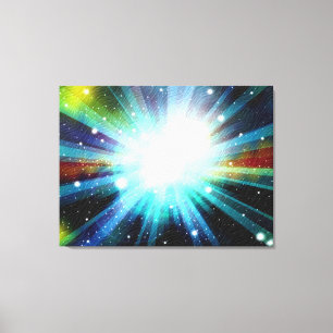 Lichtfantasy Galaxy Kunstdesign Abstrakt Leinwanddruck