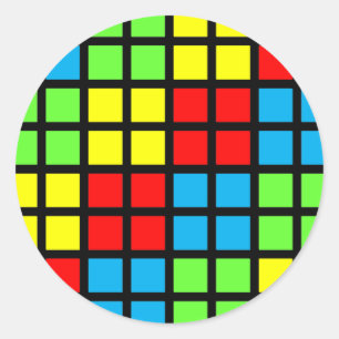 Lichtfarbene optische Aufkleber