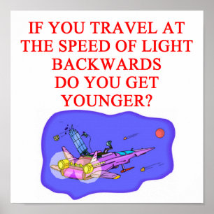 Lichtgeschwindigkeit Poster