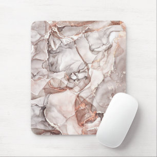LICHTGOLDMARMOR AGATE SILVER GLITZER GLAM MOUSEPAD