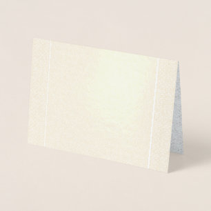 Lichtgraue geometrische Blume Modernes Sommermust Folienkarte