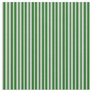 Lichtgraue und dunkelgrüne Streifen/Linienmuster Stoff