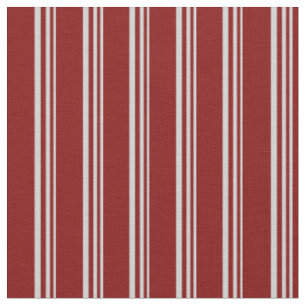 Lichtgraues und maroon farbiges Streifenmuster Stoff