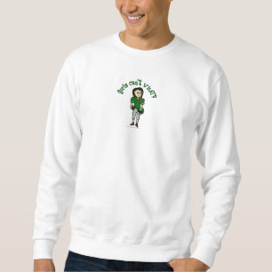 Lichtgrüner Fußball Sweatshirt