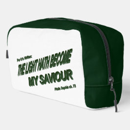 Lichthahn wird mein Retter - Grün Waschbeutel