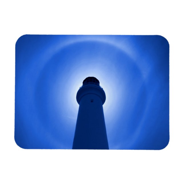 Lichthouseffekt - Blau Magnet (Horizontal)