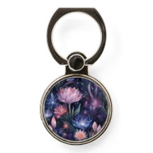 Lichtkrystale Blume mit dunklem BlumenpopSocket