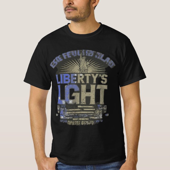 Lichtleitfäden der Freiheit T-Shirt (Vorderseite)
