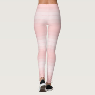 Lichtpfirsichstreifen Niedlich Stilvorlagen Beste Leggings