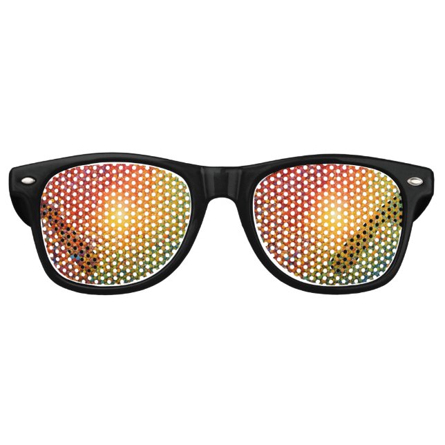 Lichtpointillismus Partybrille (Vorderseite)