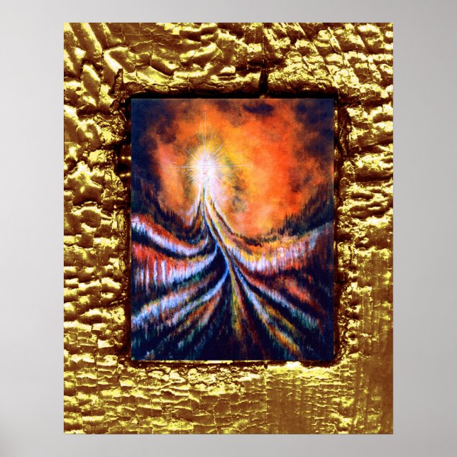 Lichtreflektionen Poster (Vorne)