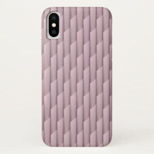 Lichtschächte Lila geometrischer Abstrakter Streif iPhone X Hülle