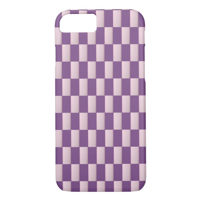 Lichtschächte Lila geometrischer Abstrakter Streif Case-Mate iPhone Hülle (Rückseite)