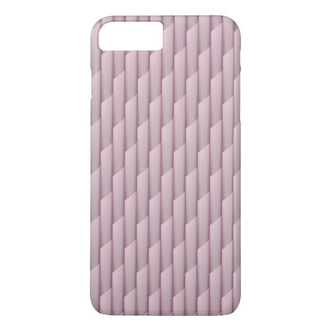 Lichtschächte Lila geometrischer Abstrakter Streif Case-Mate iPhone Hülle (Rückseite)