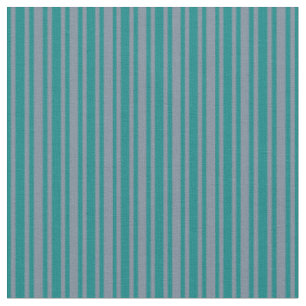 Lichtschiefer-Graue und Aquamarine Streifenmuster Stoff