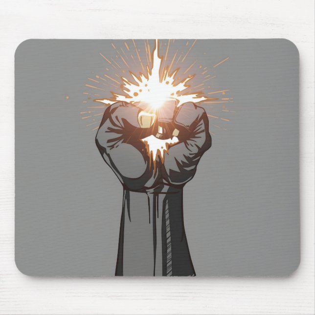Lichtschlag Mousepad (Vorne)