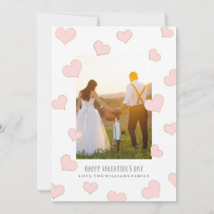 Lichtstarke Valentinstag-Fotokarten Feiertagskarte