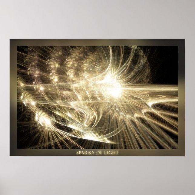 Lichtstrahl Poster (Vorne)