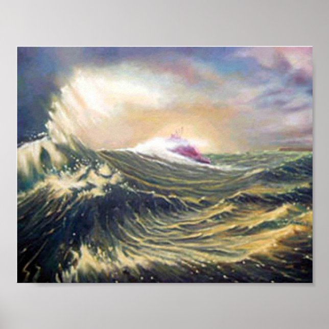 Lichtstrahl Poster (Vorne)