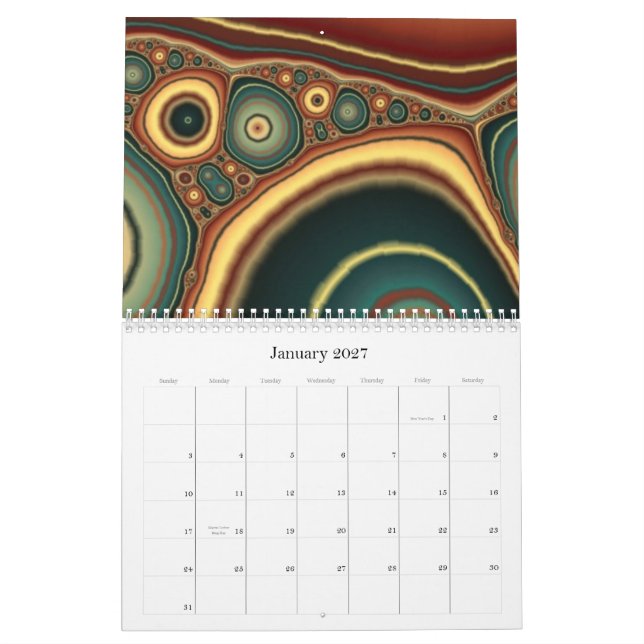 Lichtstrahlen Kalender (Jan 2027)