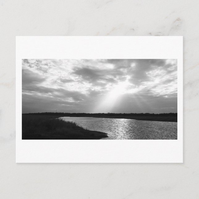 Lichtstrahlen Postkarte (Vorderseite)