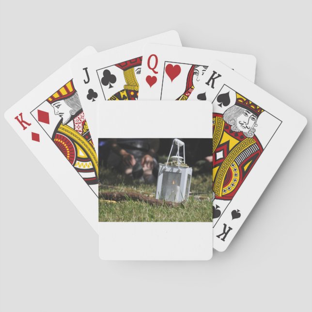 Lichtstrahlen Spielkarten (Rückseite)