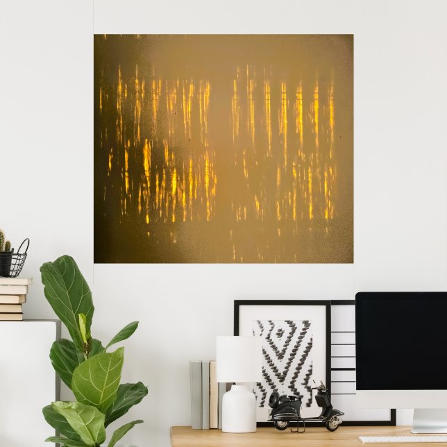 Lichtstraßen, Poster (Heimbüro)