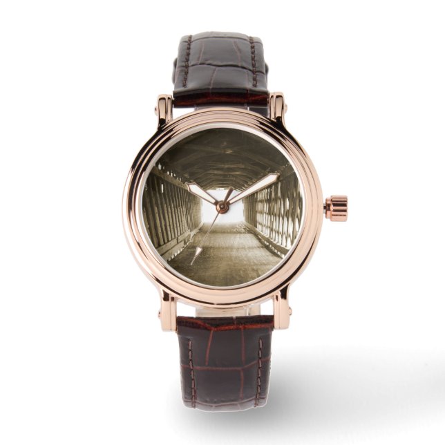 Lichttunnel Armbanduhr (Vorderseite)