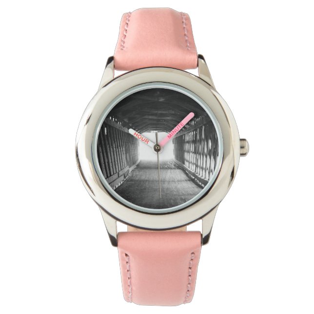 Lichttunnel Armbanduhr (Vorderseite)