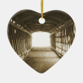 Lichttunnel Keramikornament