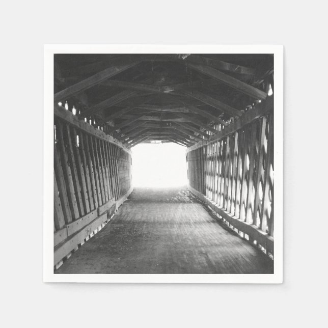 Lichttunnel Serviette (Vorderseite)