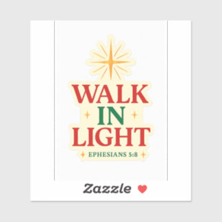 Lichtwanderung - FaithFuel-Aufkleber mit Ephesians Aufkleber