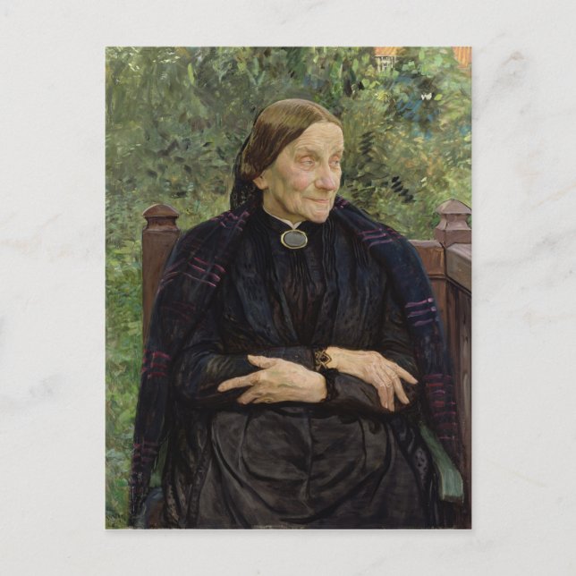 Lichtwarks Mutter, 1908 Postkarte (Vorderseite)