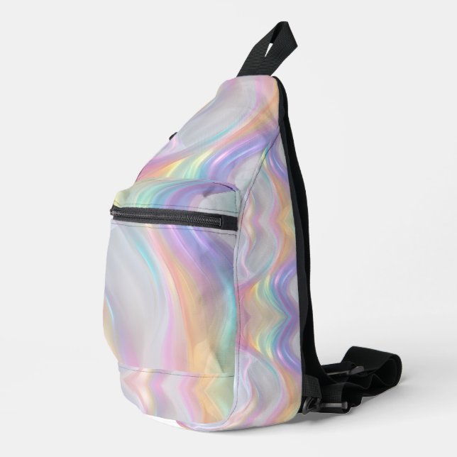 Lichtwellen Crossbody Bag (Rechte Ecke)